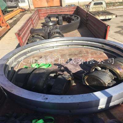 强胜销售回转窑大齿轮大齿圈多种规格回转窑钢圈制作