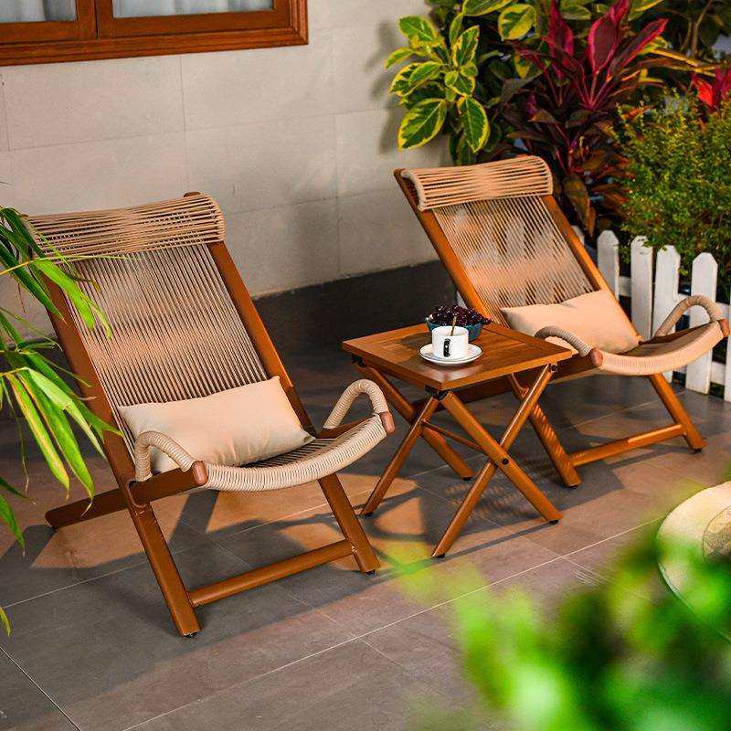 藤椅三件套户外休闲躺椅露台露天靠背椅小茶几藤编阳台一桌二椅,电子元器件市场,其它元器件,淘宝优惠券,粉丝福利购,淘宝优惠卷