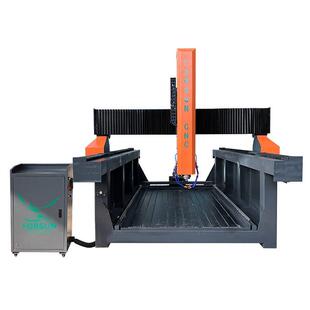 75折石材机鸿济数控大理石岩板石柱罗马柱石材雕刻机