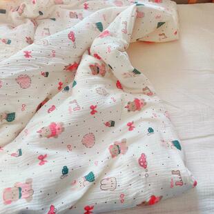 新生婴儿被a类母婴级棉花春夏小被子纯棉四季通用抱被012个月