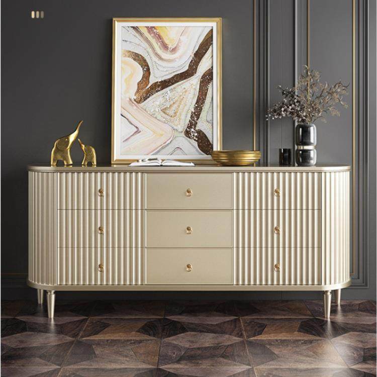 轻奢玄关柜美式实木九斗柜现代家用卧室收纳柜香槟色客厅装饰柜,电子元器件市场,其它元器件,淘宝优惠券,粉丝福利购,淘宝优惠卷