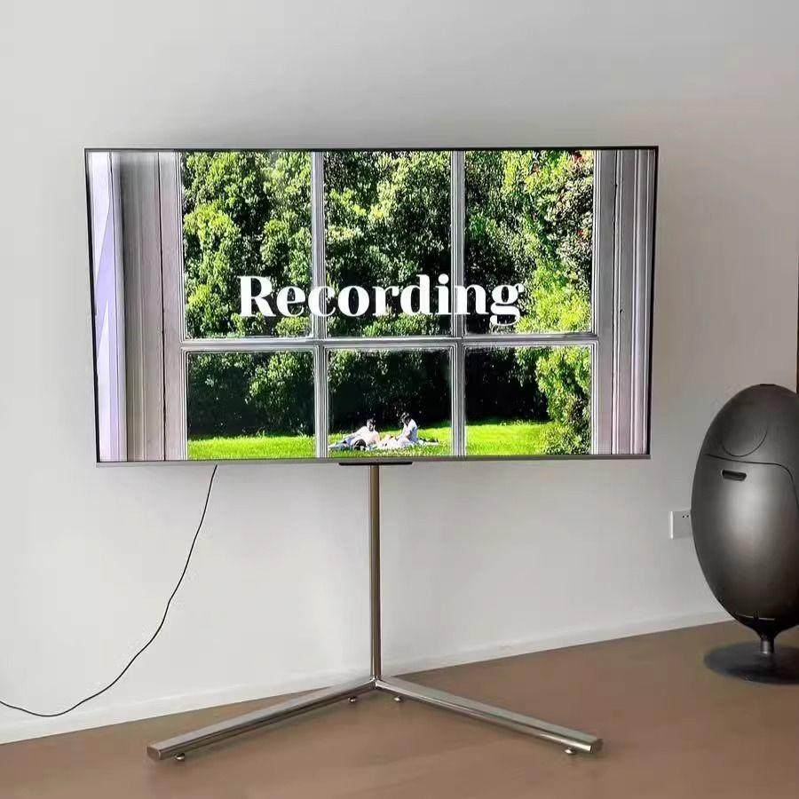 银翼电视可移动支架落地带轮子推车客厅55寸65寸75寸立式电视柜