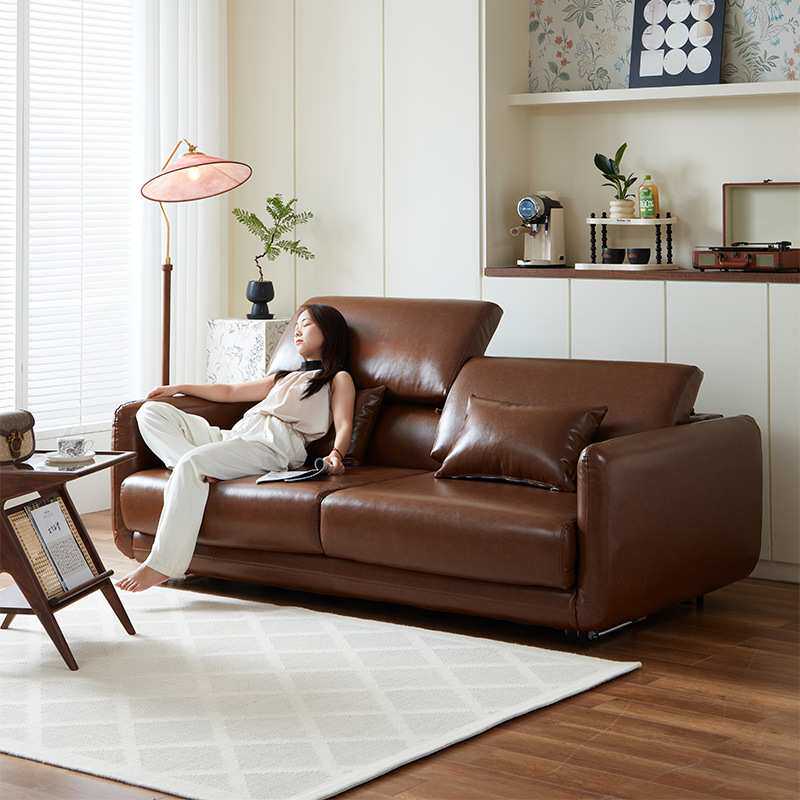 多功能沙发床可折叠两用民宿酒店客房家具自带床垫翻转型沙发床