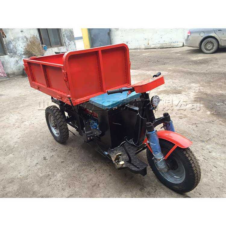 家用柴油自卸小三轮车 工地拉砖拉土运输车 沙石混凝土自卸车