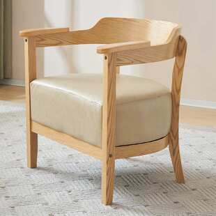 北欧轻奢单人休闲椅 家用客厅小户型靠背商务洽谈酒店会客沙发椅