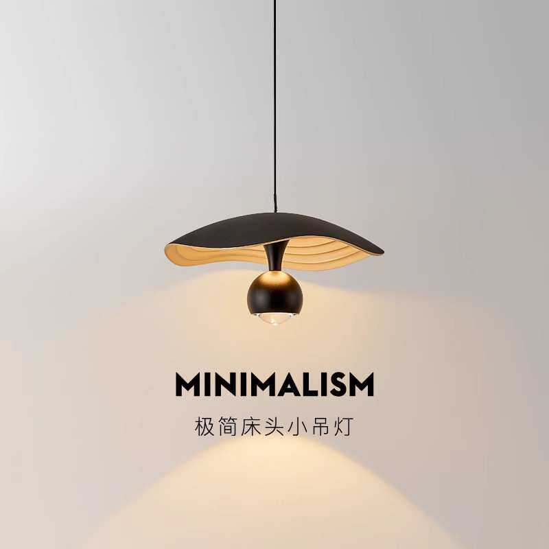 现代简约家用吧台书房卧室客厅烤漆床头升降小吊灯新款北欧餐厅灯