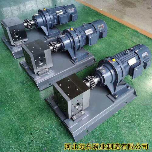 远东泵业生产RT-100CC熔体泵,进口口径55,出口口径40传送树脂等