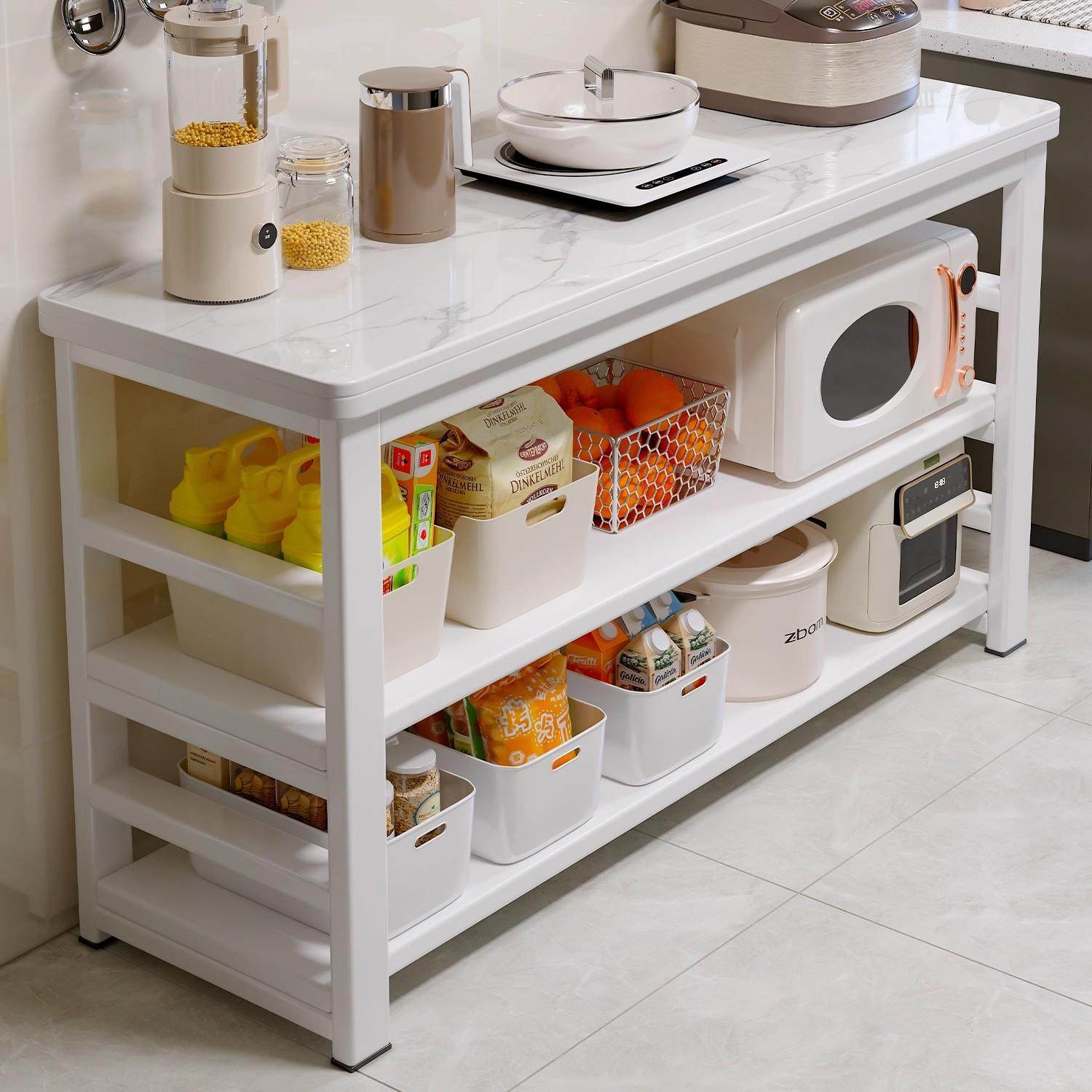 厨房置物架多功能落地一体多层桌子切菜工作台架子锅具收纳柜子,住宅家具,餐边柜,淘宝优惠券,粉丝福利购,淘宝优惠卷