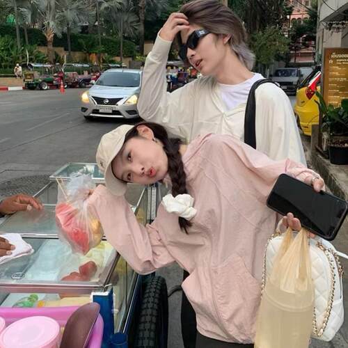 夏季新款防晒衣女短款休闲外套薄款冲锋衣夹克连帽防紫外线防晒服
