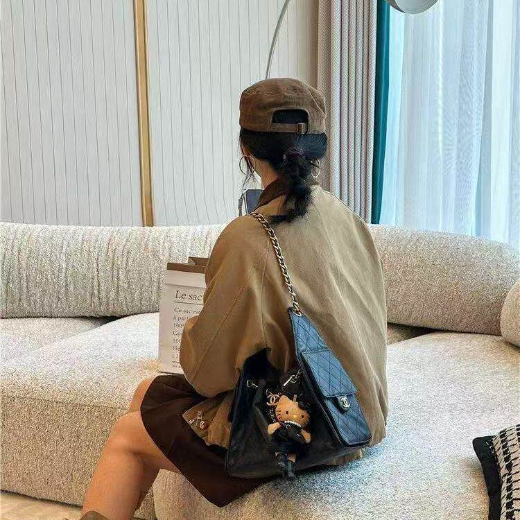 翻领复古加绒加厚工装外套短外套女冬2026新款小个子夹克