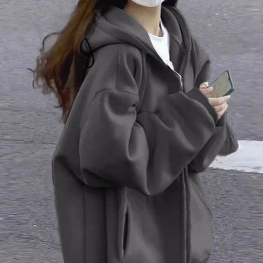 2026新年超火卫衣女春秋冬连帽薄款外套加绒韩版学生宽松上衣开衫