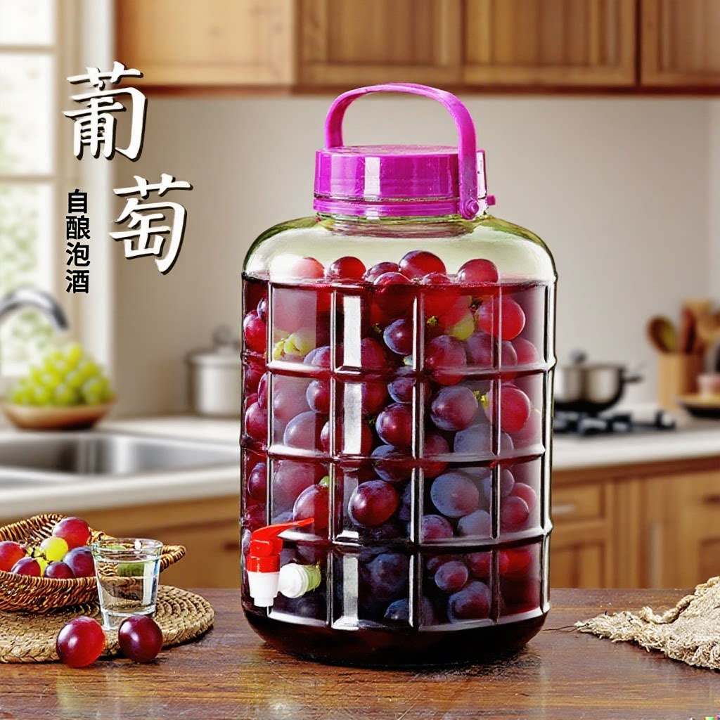 泡酒玻璃瓶葡萄酒坛酒罐食品级专用酒瓶空瓶坛子家用腌菜罐玻璃罐