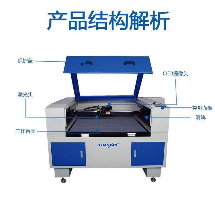 丝圈皮革地毯3D网布裁剪机汽车内饰真皮脚垫毛绒坐垫激光切割机