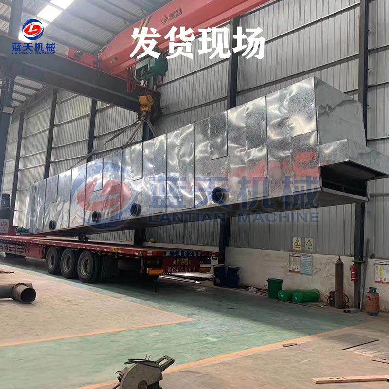 山楂烘干机 全自动山楂去核切片烘干生产线 网带式山楂片烘干设备