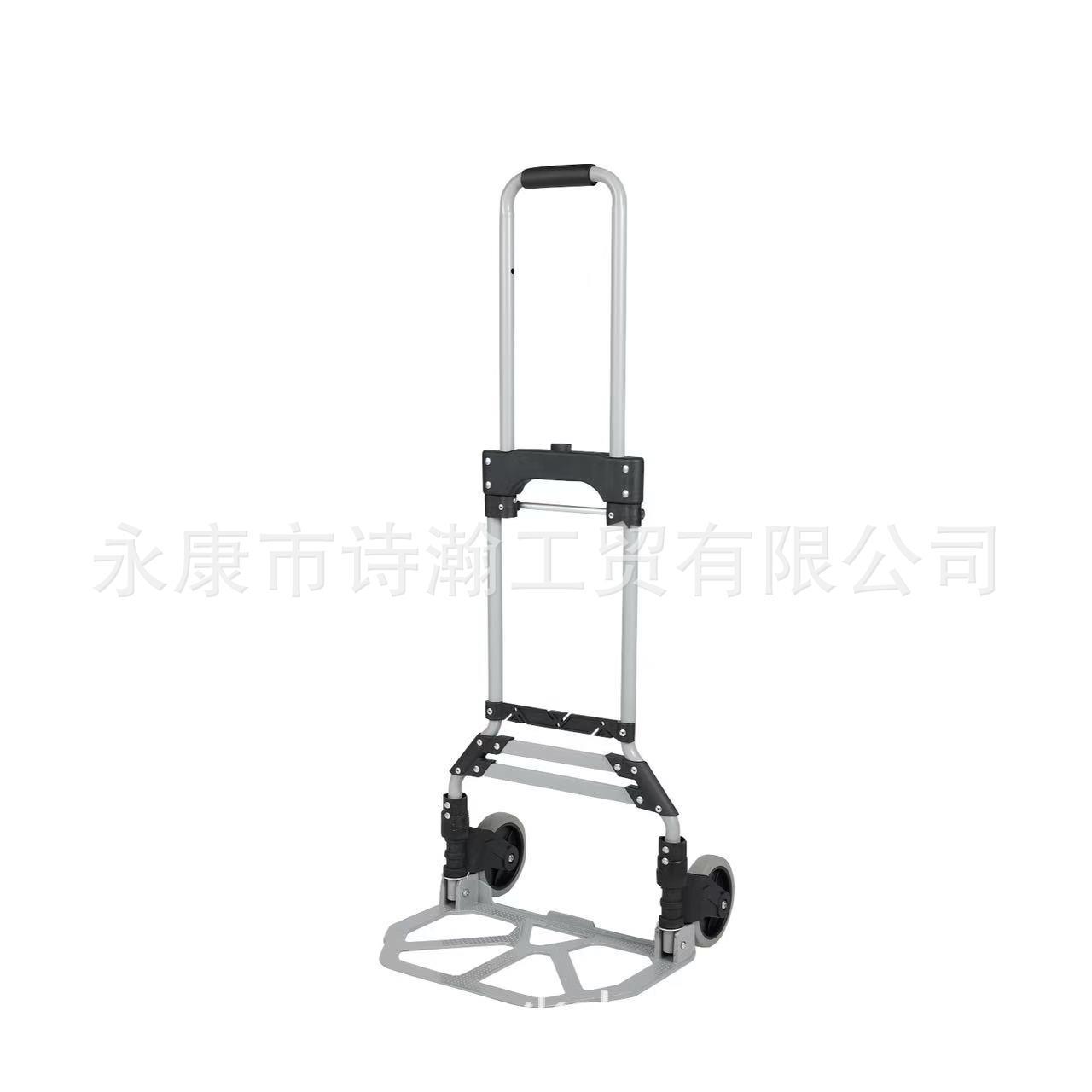 永康家用静音型铝合金推车小推车拉杆车户外拖车手拉车小拉车折叠