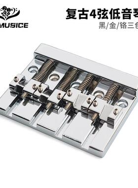 跨境爆款4弦低音贝司琴桥82.3x63.5MM琴弦底部通弦间距19MM