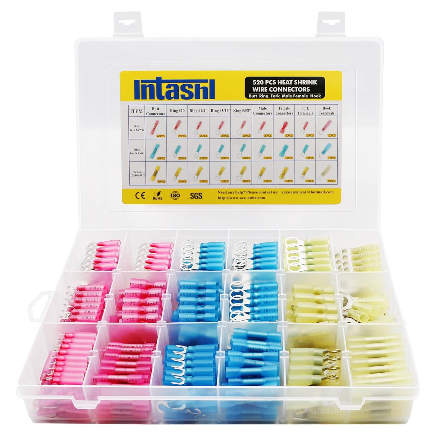 Intashi520PCS热收缩连接器套件