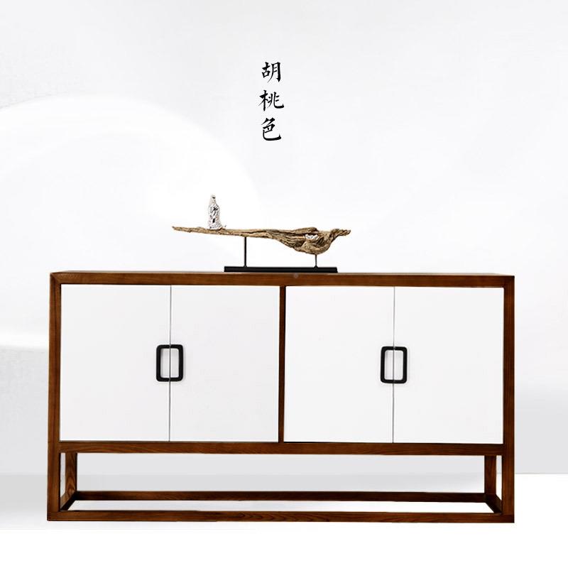 工厂新中式实厅木玄关柜简约现酒店餐边门柜隔断客代厅1918装饰边