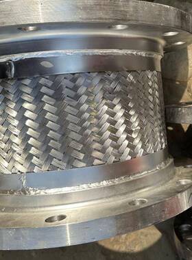 钢不锈金5属真空波纹管dn0法兰快接总成DN100DN200管网KUV金属软