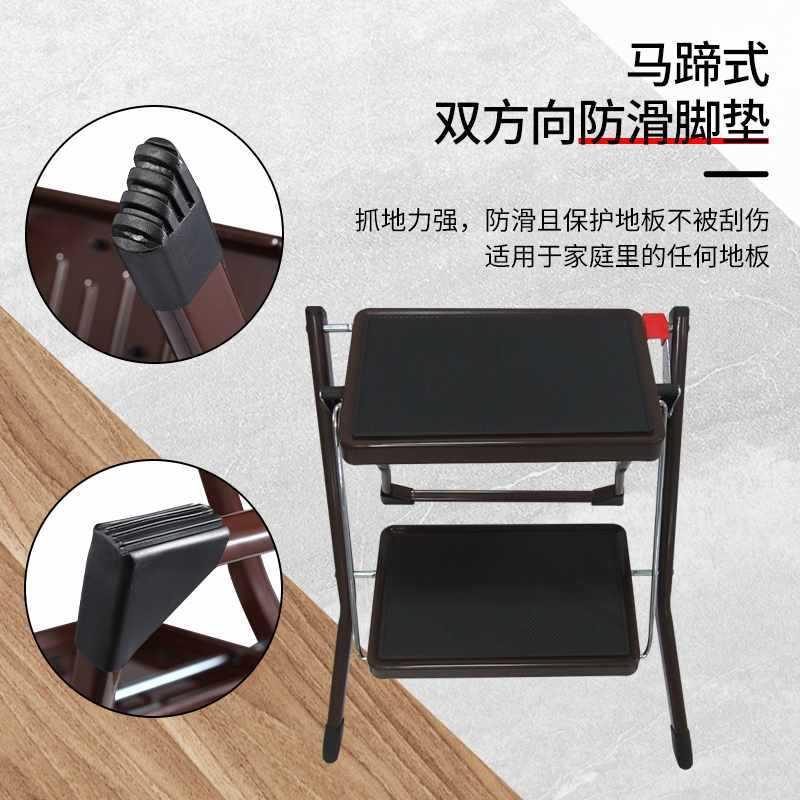 梯子家用折MXH叠人字梯子缩梯台阶两步梯凳多三功能小梯椅楼伸梯