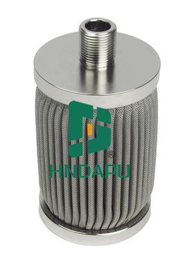 螺纹接口316滤不锈熔钢外DOM体芯化纤厂纺丝厂反清洗滤芯