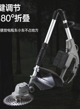 跨境手电持电动打林草机便APE携式充式园修剪机割草机家用锂除草