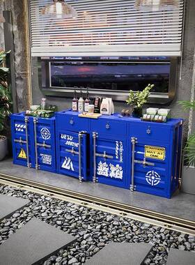 储物柜置物装柜房TKG餐边柜收纳柜酒吧餐厅集箱水柜子厨工业风茶