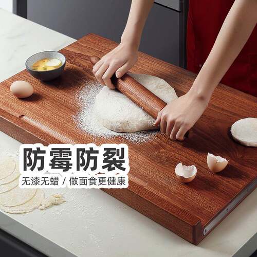 40OQ5M整木擀面板砧板木用和面板板大号家揉面板加厚擀面案厨实房