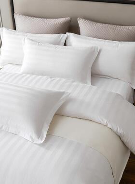 酒店床品四件民宿套风白色一床单被馆子学UDO生六件套床笠宾被套