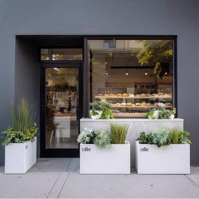 户外不锈钢21101花成箱阳台种植箱广场商铁业街长方形花花坛艺品