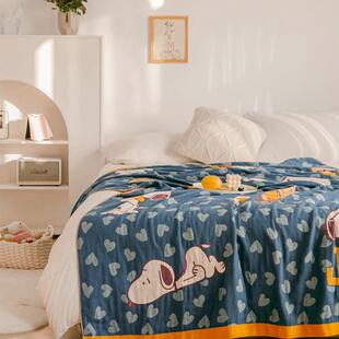 四层纱布纯棉巾被新款夏季毯卡A类48927X母婴单人双人15020通0亲