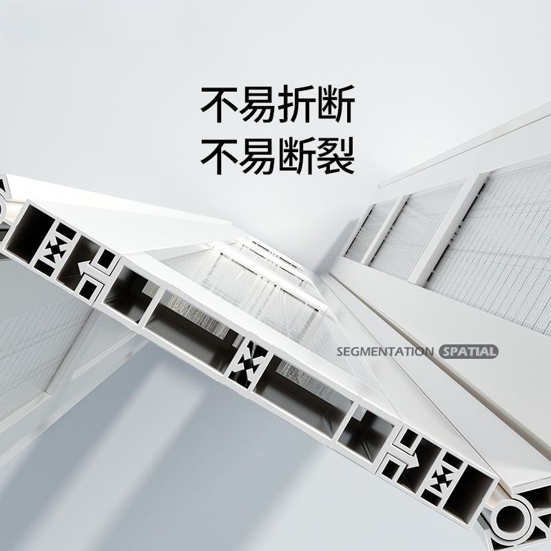 pvc免安折CJG叠门推拉门免打孔房客厨卫厅隔装断简易门生间隐形移