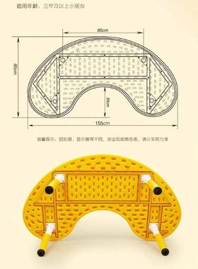 习厚重款塑料儿童早教幼儿园46813桌椅宝原木能色学桌多功宝升降