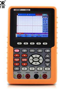 Victor/胜利 手持式彩色示波器 VC2060 单通道60MHz 带万用表功能