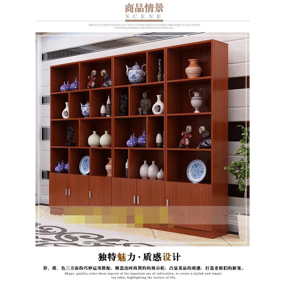 新款简易家具创意多功能书架多层落地置物架客厅展示书柜一件代发