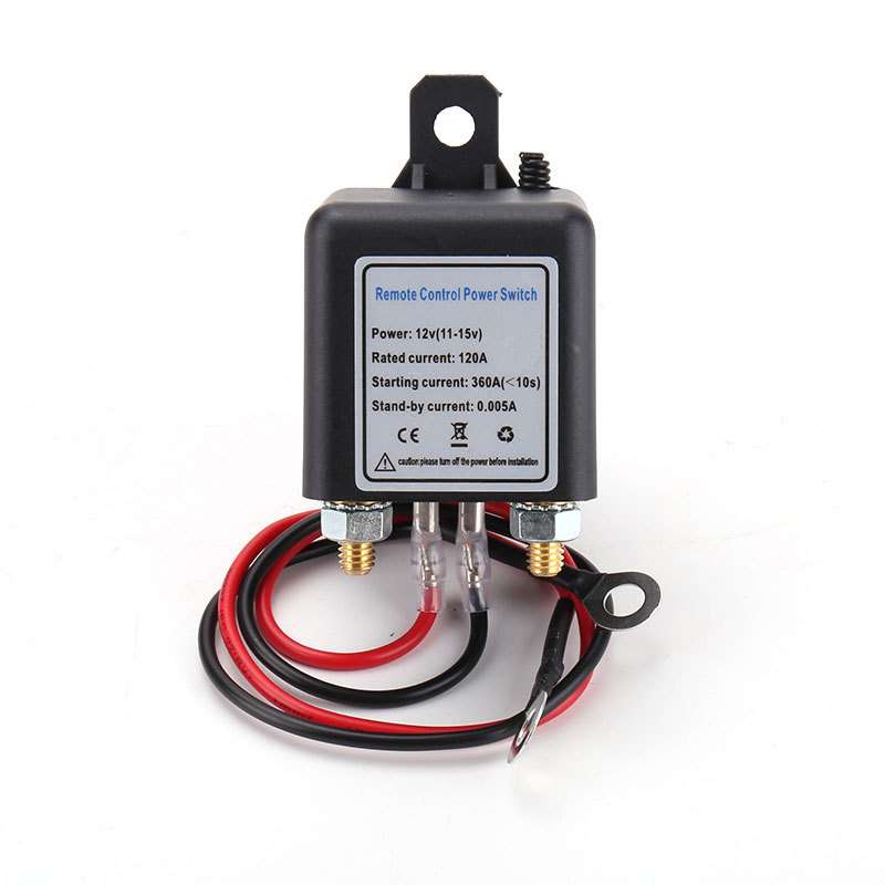 120A 12V24V汽车电瓶防漏电继电器车用遥控断电开关