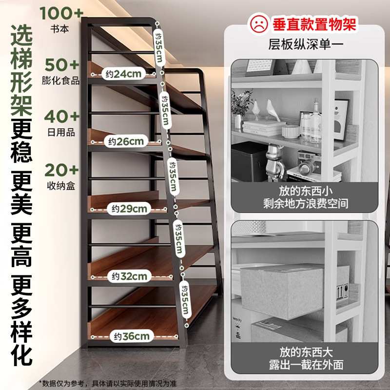 货架多层置物架落地展示架带柜门超市陈列收纳架储物柜子一体靠墙