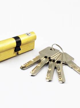 全系列欧式锁芯镍拉丝PJK单开铜锁芯/防火门锁芯50/5/60/65570/