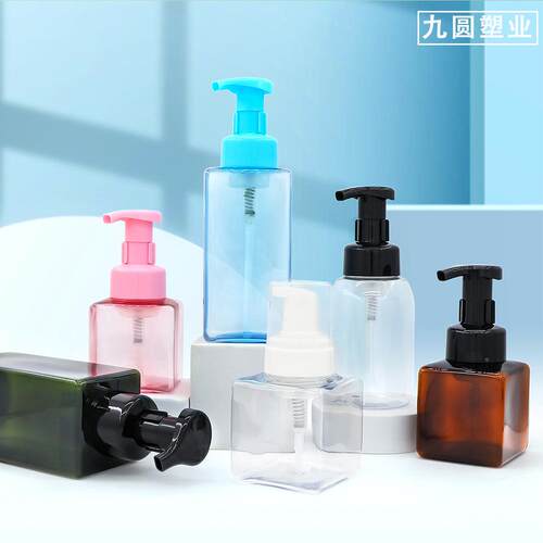 四方洁面液起泡空瓶 250/4IPS0/50ml方5形0塑料瓶 按压洗手泡沫瓶