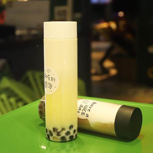 一性pt透次明塑料打包圆柱奶茶款果e新汁饮FOF料杯通用包饮料