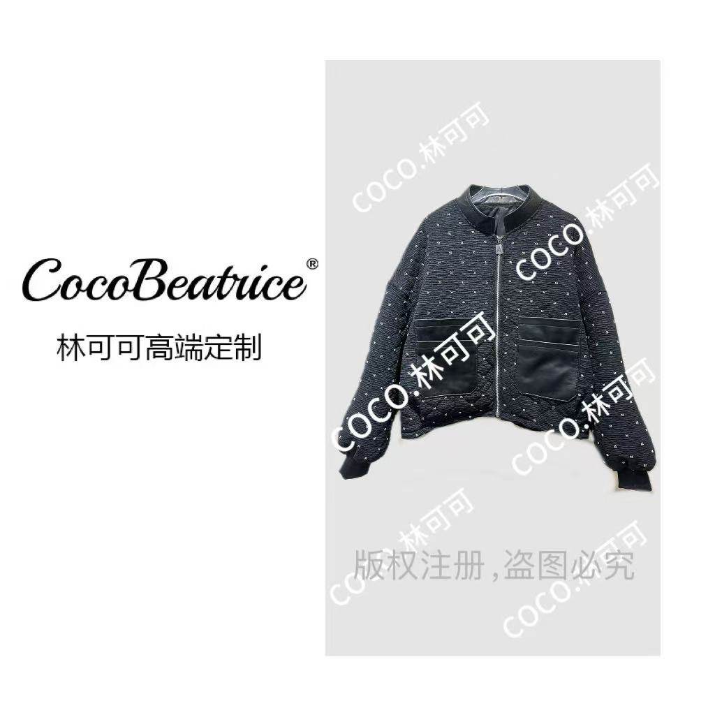 【COCO林可可】轻奢丝绒满天短外套