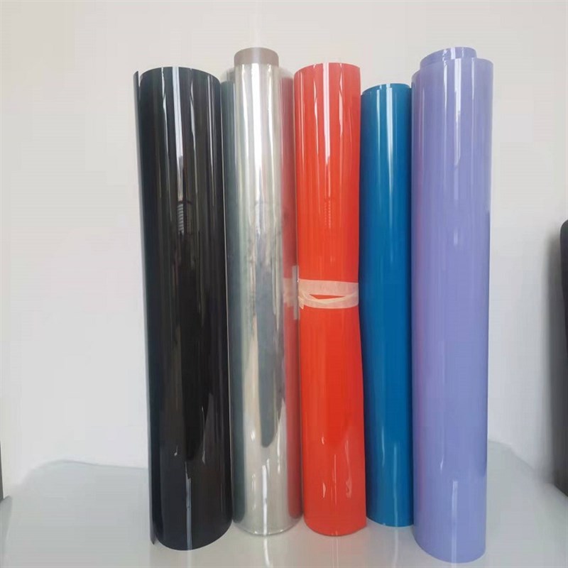 彩色PET片材 透明塑料片  PET吸塑卷材 PET薄片覆膜双膜