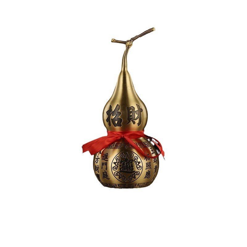 铜葫芦摆件八宝铜葫芦麒麟如意铜葫芦八方来财铜葫芦开盖葫芦