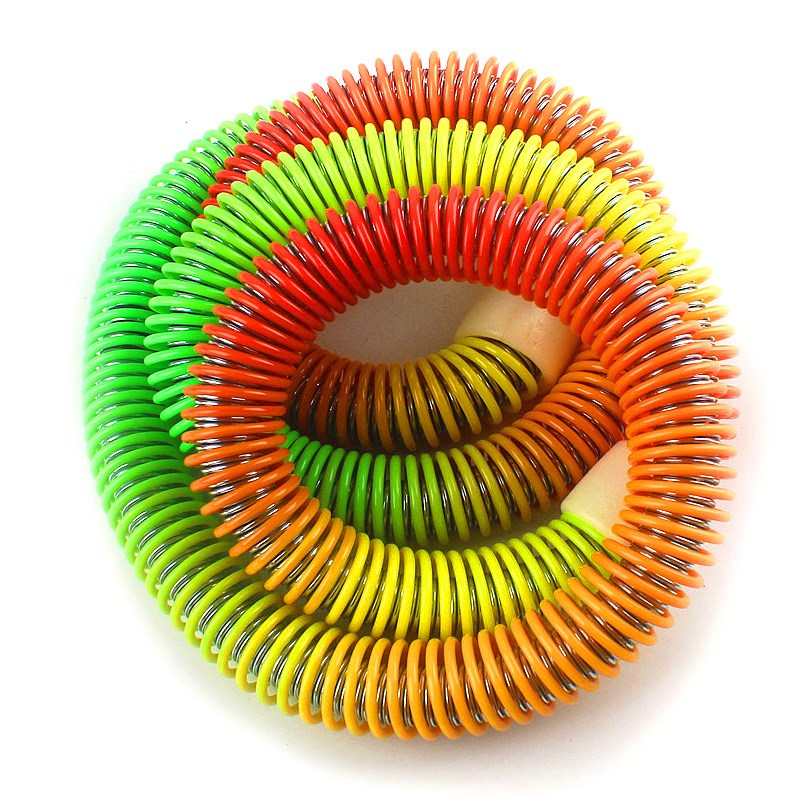 炫彩按摩弹簧呼啦圈 软塑料呼拉圈 儿童呼啦圈成人健身器材