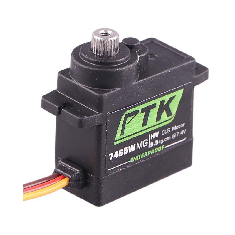 PTK 7465W MG 9g微型数字舵机防水5kg扭力机器人固定翼高压空心杯
