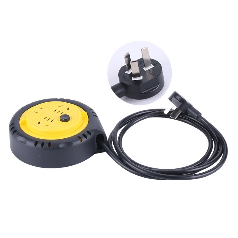 大智网红蜗牛卷线盘绕线盘易收纳接线板1.8m家庭移动线盘插座