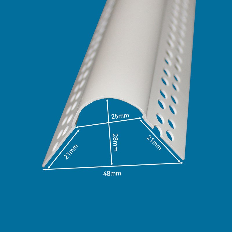 圆弧阳角条护角条PVC可弯弧形圆弧pvc圆形半圆角阳台垭口墙角收口