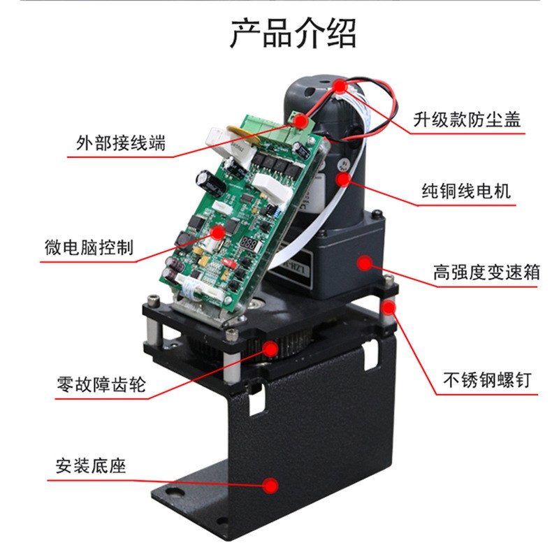 自动开门机90度广告门铁门自动开门器电动闭门器刷卡自动开门机