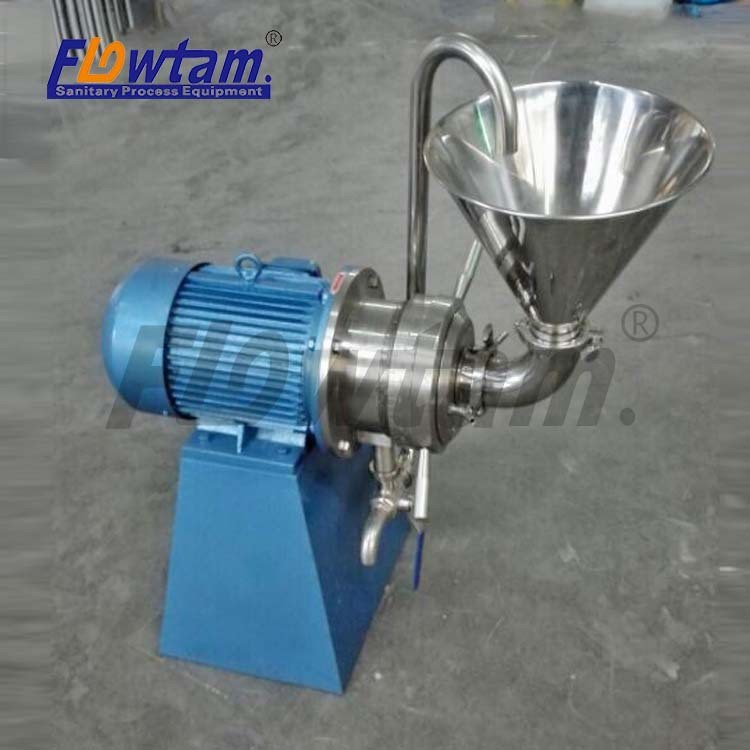 厂家直销不锈钢卧式胶体磨食品级香料研磨机级细软骨研磨机