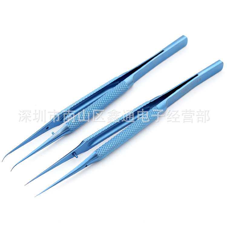 飞线镊子 主板维修指纹镊子 钛合金直头弯头细尖镊子细尖飞线专用